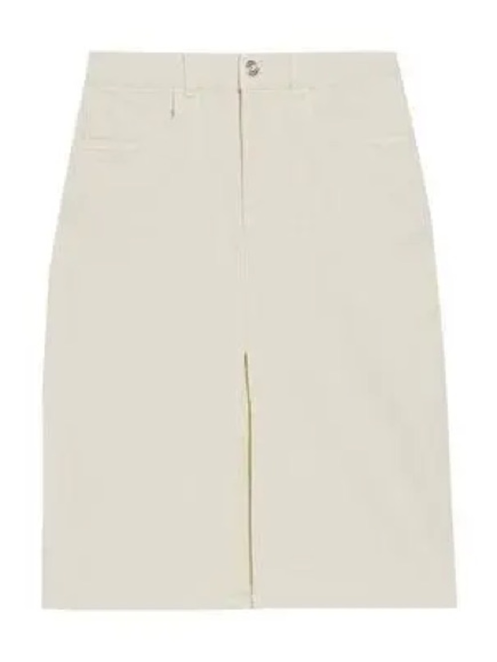 Vanessa Bruno Ecru Shana Pencil Skirt